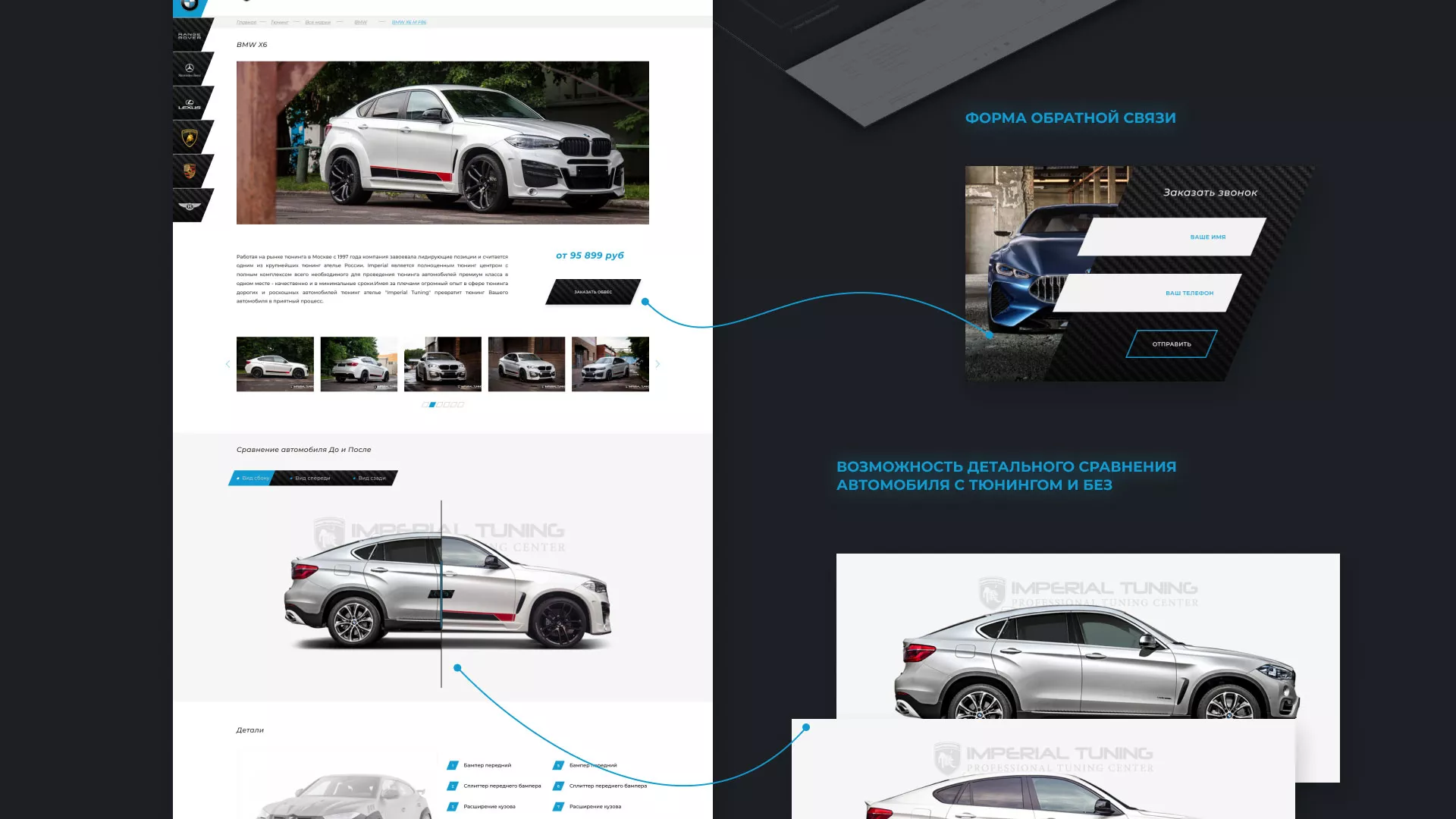Создание сайта тюнинг-ателье «Imperial Tuning» в Якутске