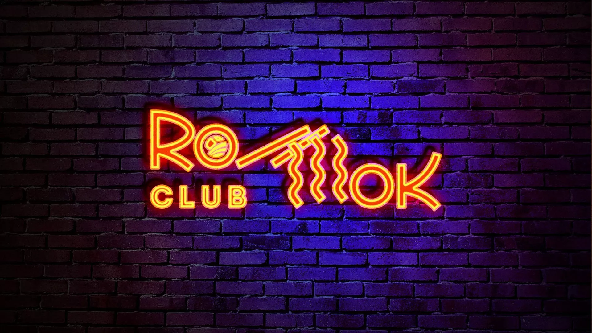 Разработка интерьерной вывески суши-бара «Roll Wok Club» в Якутске