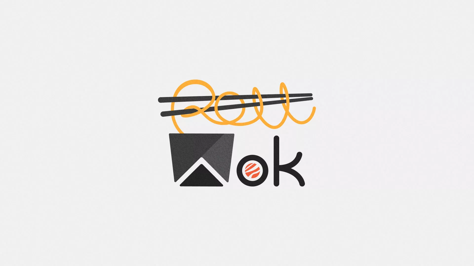 Разработка логотипа в Якутске для суши-бара «Roll Wok Club» Разработка логотипа в Якутске для суши-бара «Roll Wok Club»