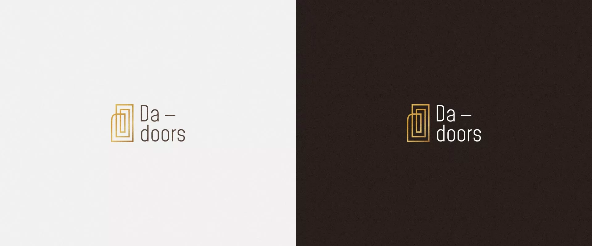 Разработка логотипа для компании «DA-DOORS» в Якутске